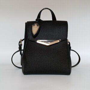 Harper Mini Backpack Bowery Black Leather Handbag Time's Arrow NWT MSRP $238